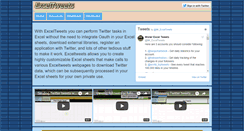 Desktop Screenshot of exceltweets.com